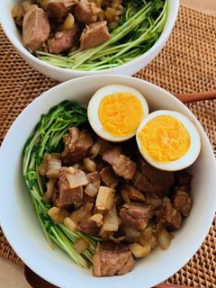 キャンプ飯_魯肉飯(ルーローファン)-レシピのメイン写真