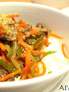 【韓国風プルコギ丼】-レシピのメイン写真