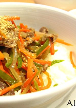【韓国風プルコギ丼】-レシピのメイン写真