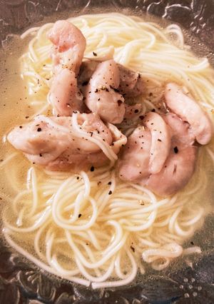 鶏レモンそうめん-レシピのメイン写真