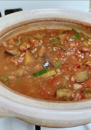 土鍋で夏野菜カレー♪-レシピのメイン写真