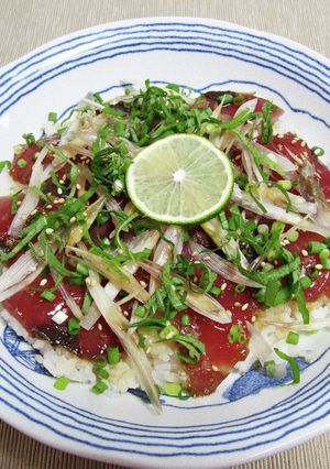 鰹の手こね寿司-レシピのメイン写真