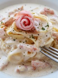 絶品♡生クリームで濃厚クリームパスタ-レシピのメイン写真