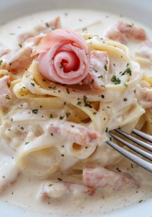 絶品♡生クリームで濃厚クリームパスタ-レシピのメイン写真