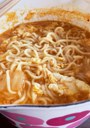 酸辣湯麺風インスタント麺-レシピのメイン写真