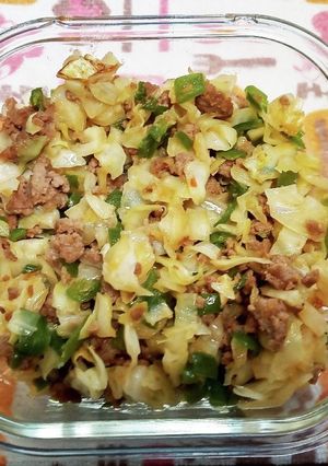 キャベツたっぷりガパオ風-レシピのメイン写真