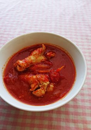 鶏肉のトマト煮込み-レシピのメイン写真