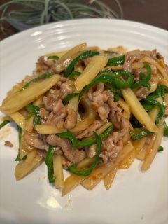 豚肉とピーマンとじゃがいもの炒め物-レシピのメイン写真