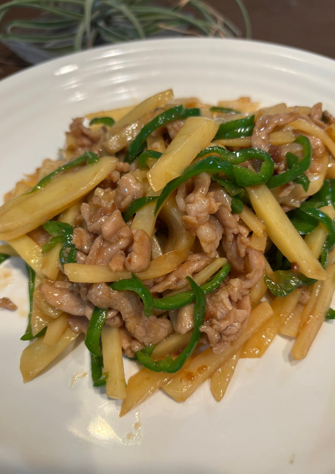 豚肉とピーマンとじゃがいもの炒め物-レシピのメイン写真