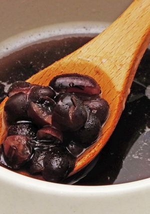 レンジで簡単！大納言ゆであずきでぜんざい-レシピのメイン写真