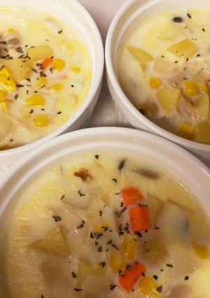 クラムチャウダー-レシピのメイン写真
