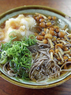おろしとなめこの冷やし蕎麦-レシピのメイン写真
