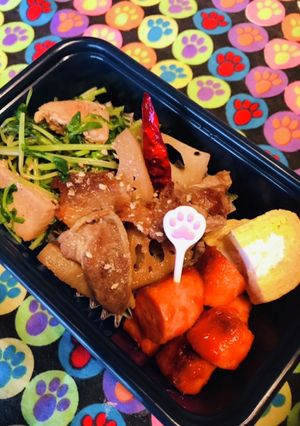 お弁当【赤担当】魚肉ソーセージケチャップ-レシピのメイン写真