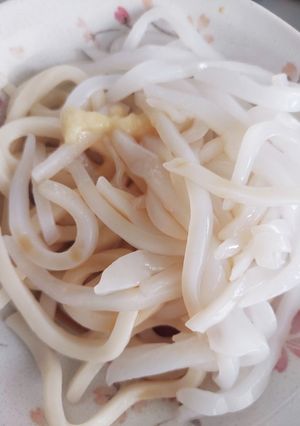 いかそうめんうどん-レシピのメイン写真