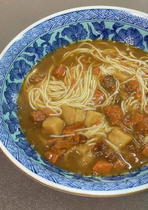レトルトカレー使用、簡単カレーにゅうめん-レシピのメイン写真