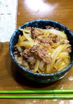 かんたん牛めし-レシピのメイン写真