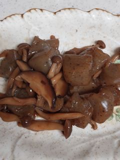 キノコとコンニャクの煮物-レシピのメイン写真