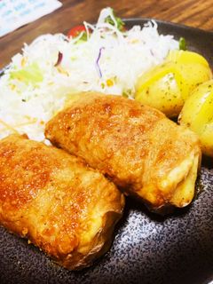 大葉とチーズの厚揚げ豚肉巻き-レシピのメイン写真