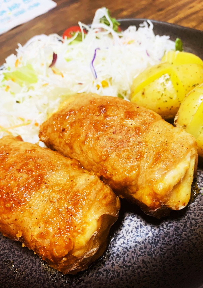 大葉とチーズの厚揚げ豚肉巻き-レシピのメイン写真