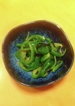 簡単☆無限ピーマン(塩昆布)-レシピのメイン写真