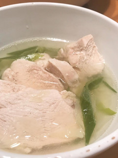 しっとり茹で鶏とネギのスープ-レシピのメイン写真