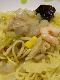 お鍋の残り野菜で中華麺-レシピのメイン写真