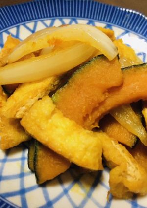 カボチャの醤油炒め-レシピのメイン写真