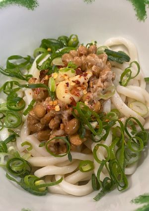 3分！納豆ぶっかけうどん-レシピのメイン写真