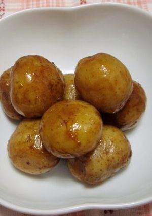 時間差で調味料ＩＮだけ☆新じゃがの照り煮-レシピのメイン写真