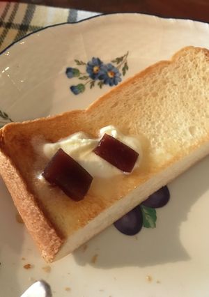 あずきようかんdeあんバタートースト♪-レシピのメイン写真