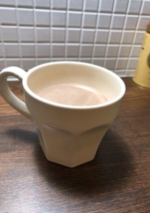 美味しくホットプロテイン♪無糖ココア編-レシピのメイン写真