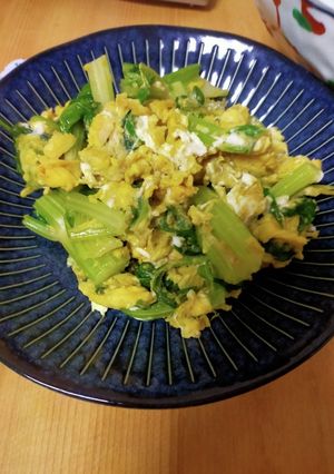 セロリと卵の中華炒め-レシピのメイン写真