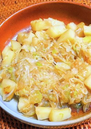 キャベツとじゃがいもの炒め物-レシピのメイン写真