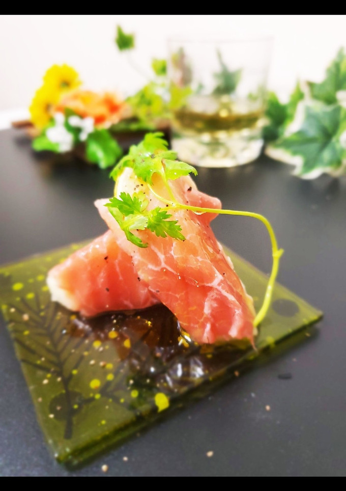限定秋の味覚洋梨と生ハム ダイエットにも-レシピのメイン写真