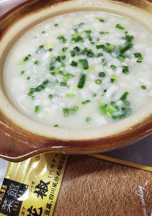 ダイエッター必見！サラダチキン豆腐粥-レシピのメイン写真