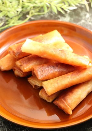 揚げない！人参だけ春巻き　うま味で減塩-レシピのメイン写真