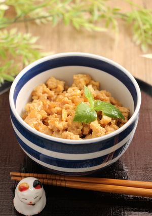 親子丼！鶏ひき肉そぼろ風-レシピのメイン写真