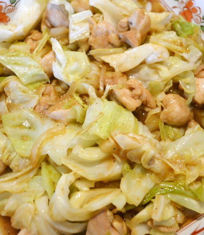 鶏とキャベツのソース炒め-レシピのメイン写真