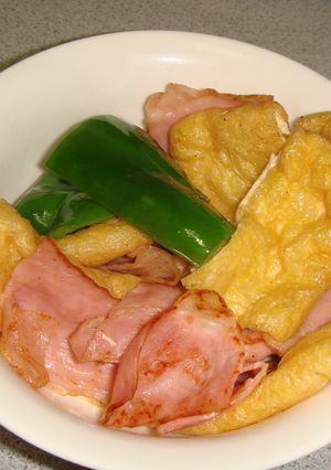 ベーコンと油揚げ　☆切って焼くだけ☆-レシピのメイン写真