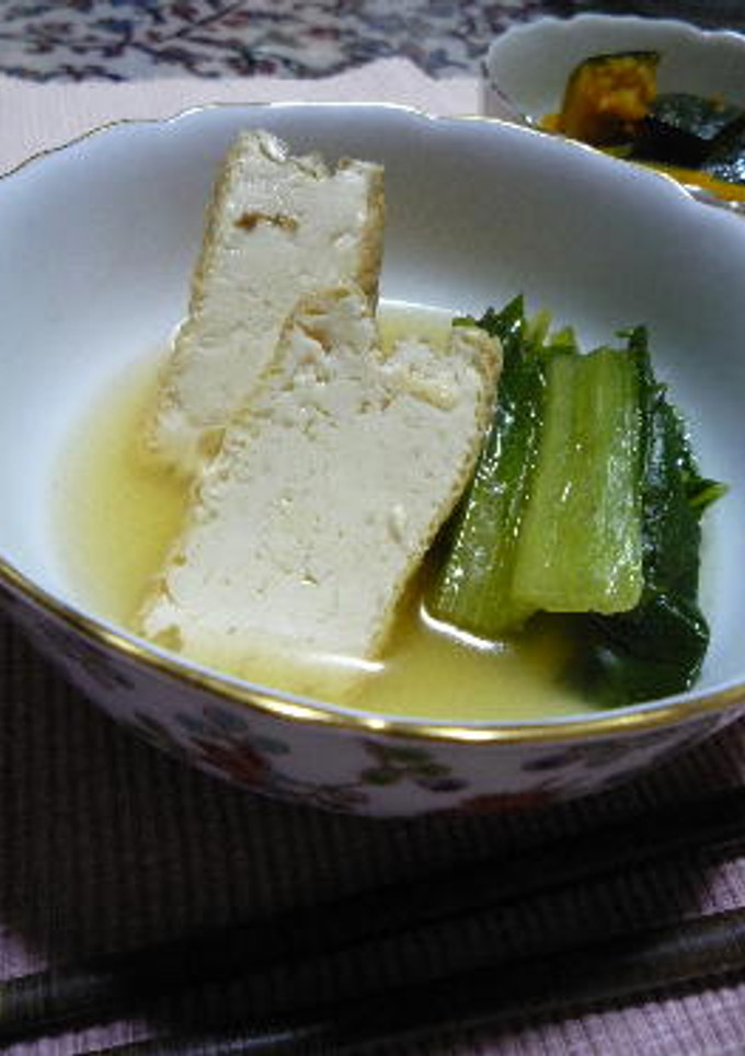 生揚げとビタミン菜の煮浸し-レシピのメイン写真
