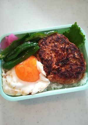 妹 ハンバーグ弁当 2021/09/05-レシピのメイン写真