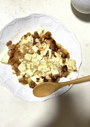 簡単!大豆ミートで麻婆豆腐♪-レシピのメイン写真