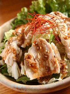 白菜のバンバンジー風サラダ-レシピのメイン写真