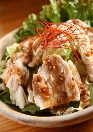 白菜のバンバンジー風サラダ-レシピのメイン写真