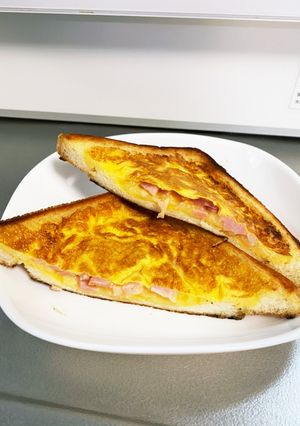 たまごとベーコンのトースト♪-レシピのメイン写真