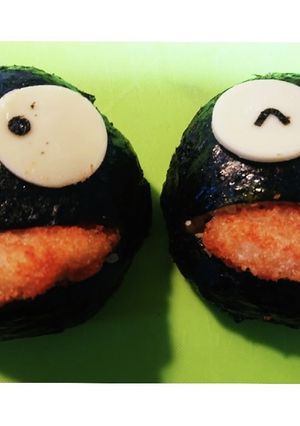マックロクロスケ♪のぱっかんおにぎり-レシピのメイン写真