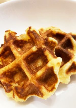 落雁でワッフル-レシピのメイン写真