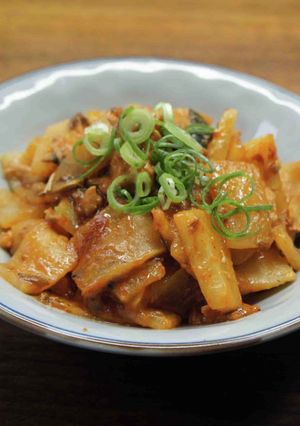 大根と鯖缶のコチュジャン炒め-レシピのメイン写真