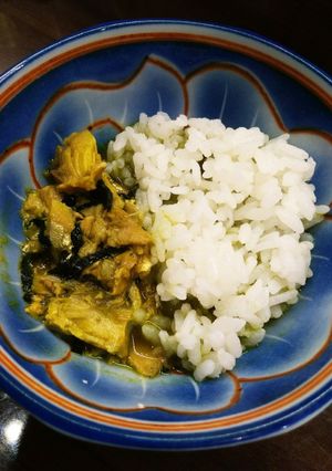 鯖缶青汁スパイスカレーお茶漬けズボラめし-レシピのメイン写真