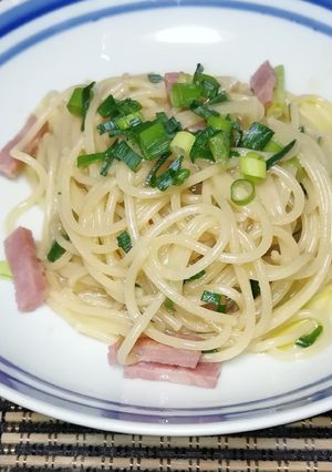 フライパン一つでわけぎのパスタ-レシピのメイン写真